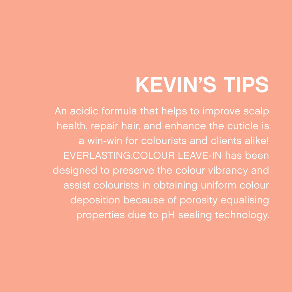 KEVIN.MURPHY EVERLASTING.COLOUR LEAVE-IN - Leave-In Conditioner Spray - For Coloured Hair - Bond Building Treatment - Colour Protection - Acidic pH - 150 mL / 5.1 fl oz